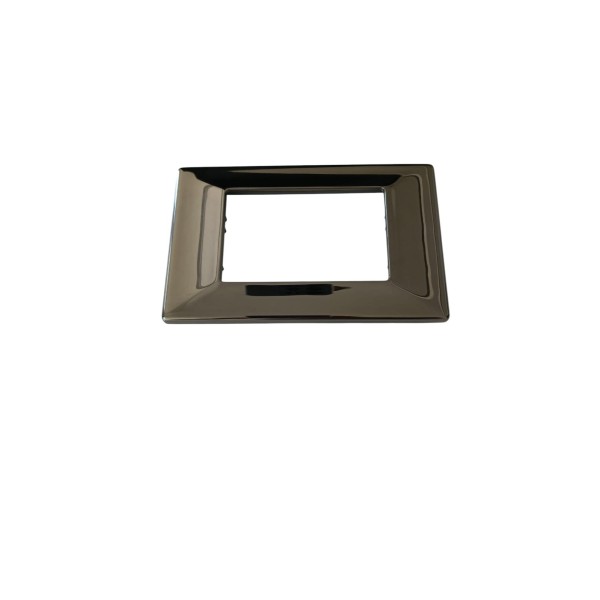 Legrand 070295 Ergo Zama plaque 3 modules noir or